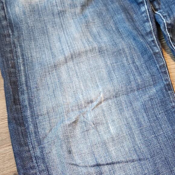 7 For All Mankind Men's Austyn Relaxed Straight Leg Jeans Medium Wash Size 34 - Picture 9 of 10